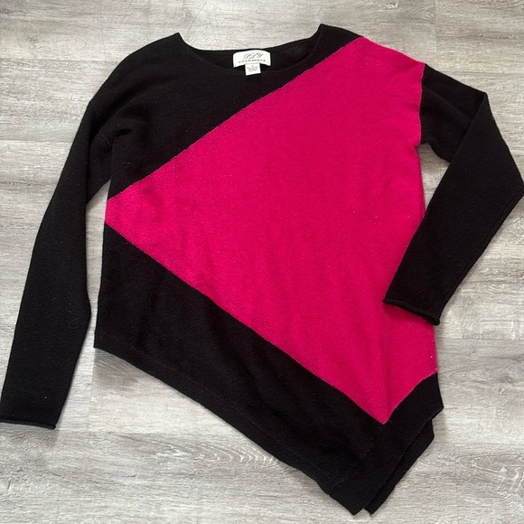 ply cashmere Sweaters - Ply Cashmere Colorblock Sweater Sz M